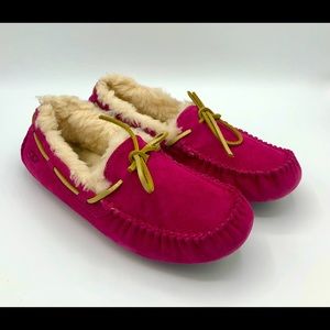 UGG Dakota Moccasin Slipper Rose Red/Pink Size 6
